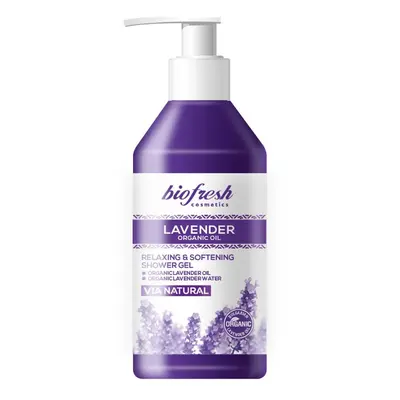 Relaxační a změkčující sprchový gel s organickým levandulovým olejem Lavender 300 ml