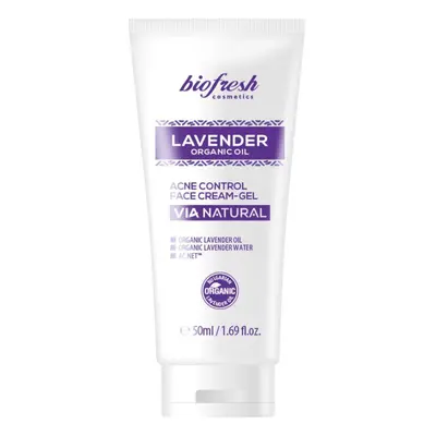 Gel na obličej proti akné s organickým levandulovým olejem Lavender 50ml