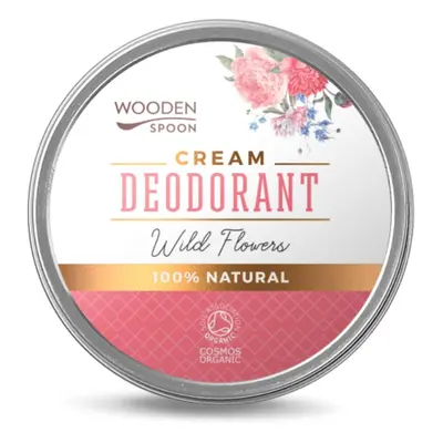 Přírodní krémový deodorant "Wild flowers" Wooden Spoon 60 ml