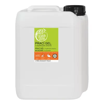 Prací gel z mýdlových ořechů s BIO pomerančovou silicí (kanistr) Tierra Verde 5l