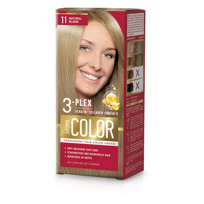 Barva na vlasy - přírodní blond č.11 Aroma Color