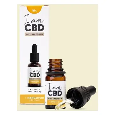 Full Spectrum CBD konopný olej 15% Mango I am CBD 10ml