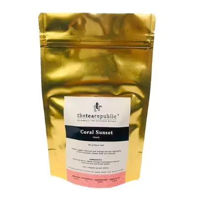 Sypaný čaj Coral Sunset ve vaku The Tea Republic 50g