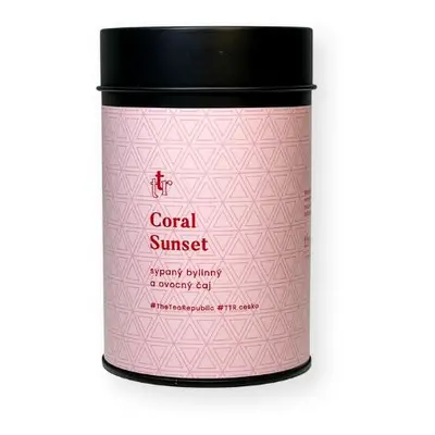 Sypaný čaj Coral Sunset v dóze The Tea Republic 75g