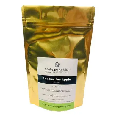 Sypaný čaj Aquamarine Apple ve vaku The Tea Republic 50g