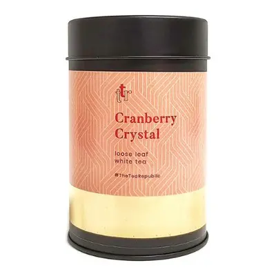 Sypaný čaj Cranberry Crystal v dóze The Tea Republic 75g