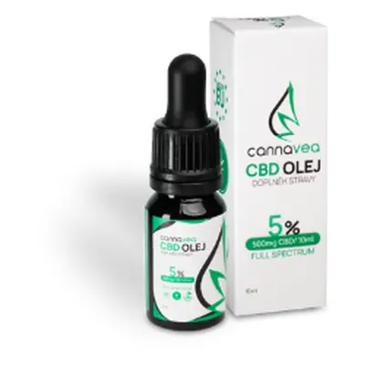 Full Spectrum CBD Olej 5% Cannavea 10ml