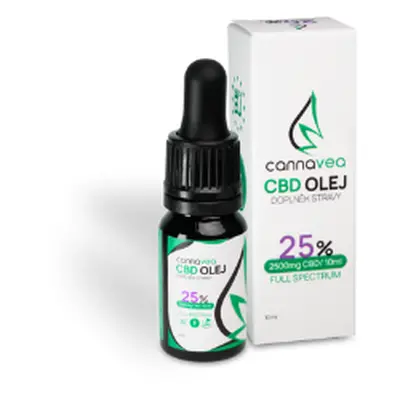 Full Spectrum CBD Olej 25% Cannavea 10ml