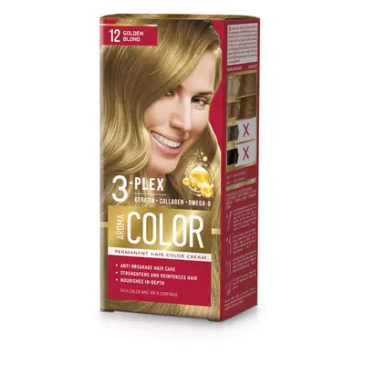 Barva na vlasy - zlatá blond č.12 Aroma Color