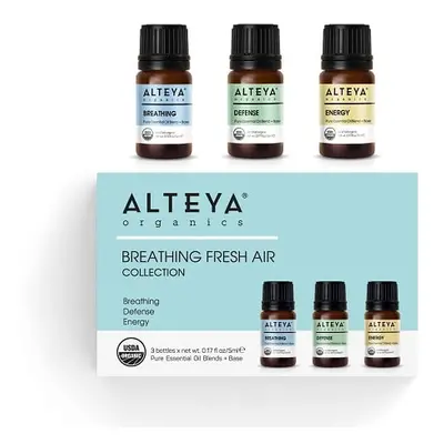 Set esenciálních olejů "čerstvý vzduch" Alteya Organics (3 x 5 ml)