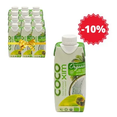 XL balení - BIO Kokosová voda organic COCOXIM 12x330 ml