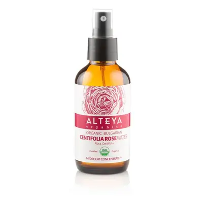 Růžová voda Bio z růže stolisté (Rosa Centifolia) Alteya Organics 120 ml sklo