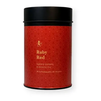 Sypaný čaj Ruby Red v dóze The Tea Republic 75g