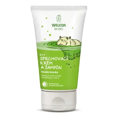 2 v 1 sprchový krém a šampon Veselá limetka Weleda 150 ml