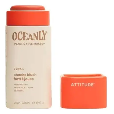 Tuhá krémová tvářenka ATTITUDE Oceanly - Corail 8,5g