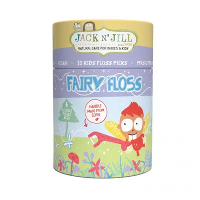 Zubní nit pro děti Fairy Floss Jack N' Jill 30ks