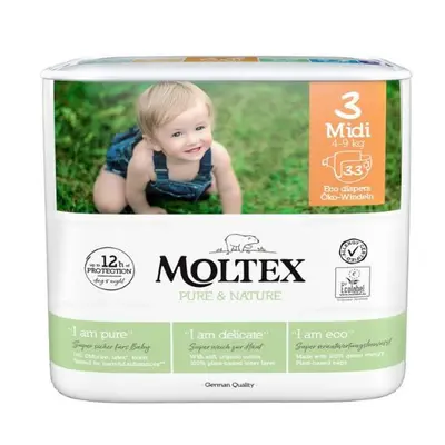 Moltex Pure & Nature Midi plenky 4-9 kg 33ks