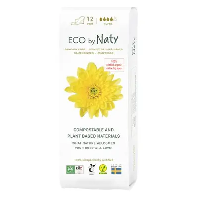 Dámské vložky ECO by Naty - super 12ks