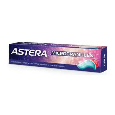 Gelová zubní pasta s mikrogranulemi Astera 75ml