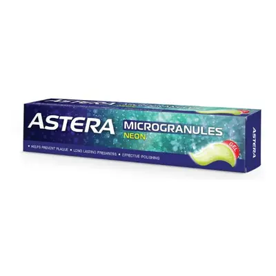 Gelová zubní pasta s mikrogranulemi Neon Astera 75ml