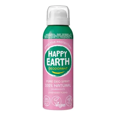 Přírodní deodorant air sprej Levandule & Ylang Happy Earth 100ml