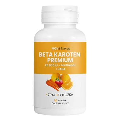 Betakaroten 25.000 IU + Panthenol + PABA MOVit Energy 90 tobolek