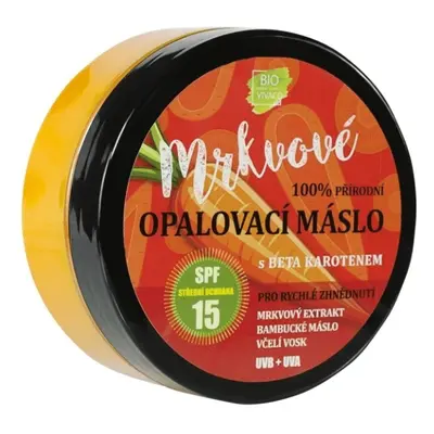 Mrkvové opalovací máslo SPF15 s betakarotenem VIVACO 150 ml