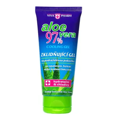 Aloe vera chladivý gel 97% po opalování v tubě VIVAPHARM 100 ml