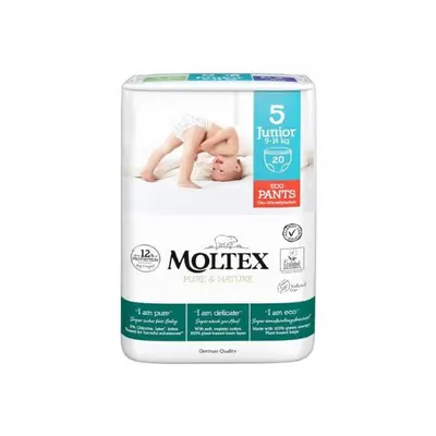 Natahovací plenkové kalhotky Moltex Pure & Nature Junior 9 -14 kg 20ks