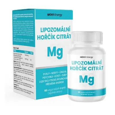 Liposomální hořčík citrát MOVit Energy 60 tobolek