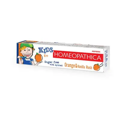 Zubní pasta 4+ Pomeranč a Vanilka Astera Homeopathica 50 ml