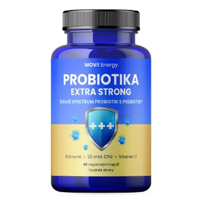 Probiotika Extra Strong MOVit Energy 90 veganských kapslí