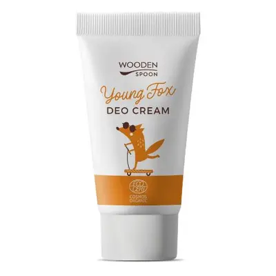 Organický krémový deodorant Young fox s inovativním aplikátorem Wooden Spoon 40 ml