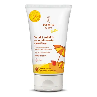 Dětské mléko na opalování SPF 30 Sensitive Weleda 150 ml