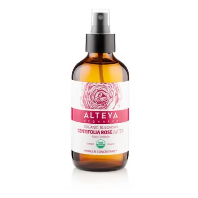 Růžová voda Bio z růže stolisté (Rosa Centifolia) Alteya Organics 240 ml sklo