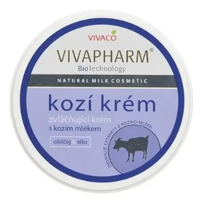 Kozí zvláčňující krém na obličej a tělo Vivapharm 250ml