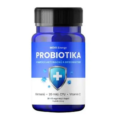 Probiotika - komplex laktobacilů a bifidobakterií MOVit Energy 30+10 cps