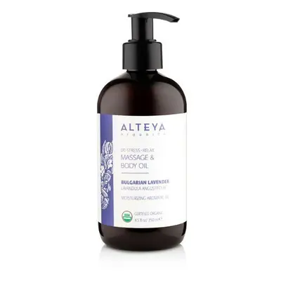 Masážní tělový olej relaxační z levandule Alteya Organics 250 ml