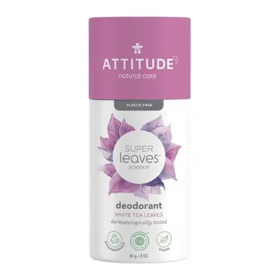 Přírodní tuhý deodorant ATTITUDE Super leaves - listy bílého čaje 85g