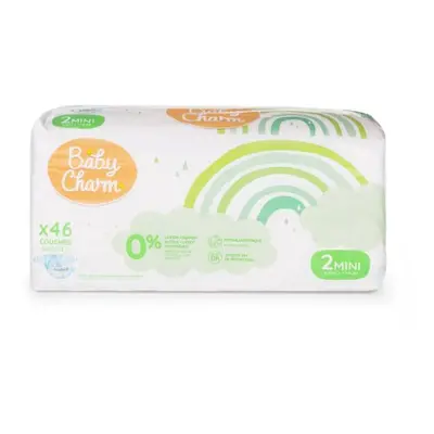 Dětské pleny Super Dry Flex Mini 3-6 kg BabyCharm 46ks