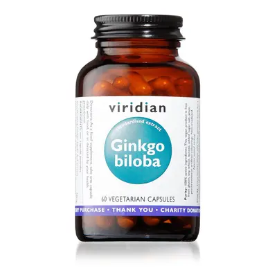 Ginkgo Biloba Viridian 60 kapslí