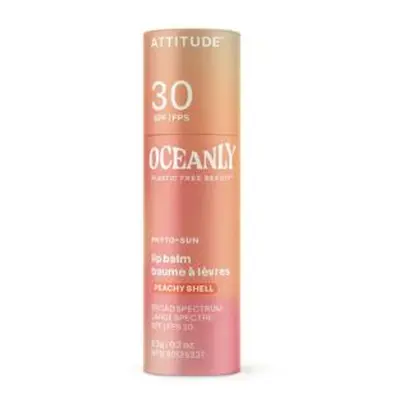 Tónující balzám na rty SPF 30 ATTITUDE Oceanly - Peachy Shell 8,5g