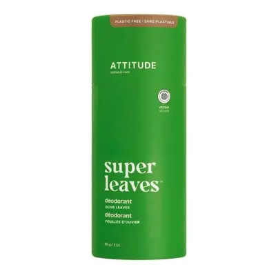 Přírodní tuhý deodorant ATTITUDE Super leaves - olivové listy 85g