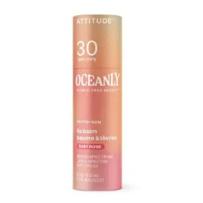 Tónující balzám na rty SPF 30 ATTITUDE Oceanly - Baby Rose 8,5g