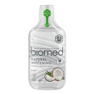 Přírodní ústní voda jemně bělící Biomed 500ml