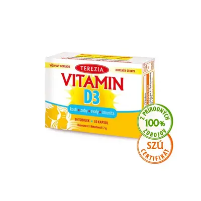 Vitamin D3 1000 IU TEREZIA 30 kapslí