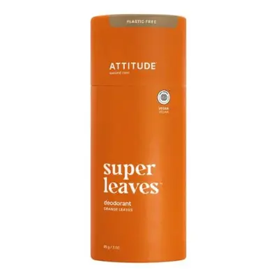 Přírodní tuhý deodorant ATTITUDE Super leaves - pomerančové listy 85g