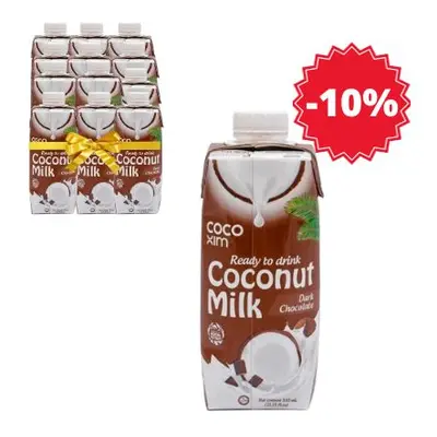 XL balení - Kokosový nápoj čokoláda COCOXIM 12x330 ml