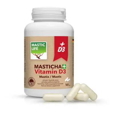 Masticha + Vitamin D3 Masticlife 160 kapslí