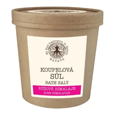 Sůl do koupele Růžové Himaláje Natava 500g